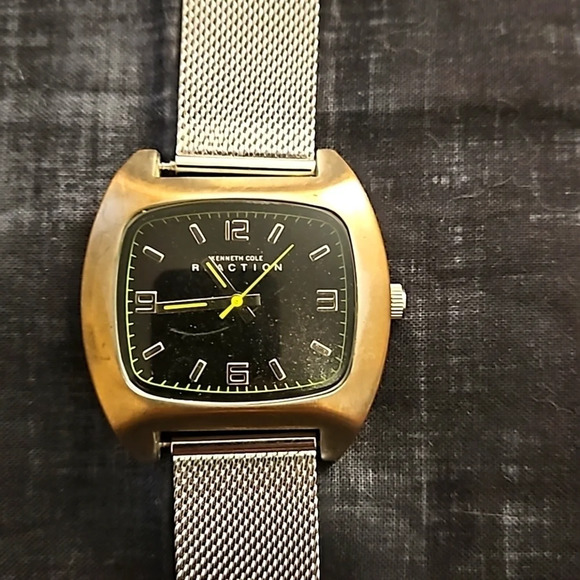 Kenneth Cole Reaction Other - KENNETH COLE REACTION SILVER WITH BLACK FACE WITH ELECTRIC GREEN ACCENTS
